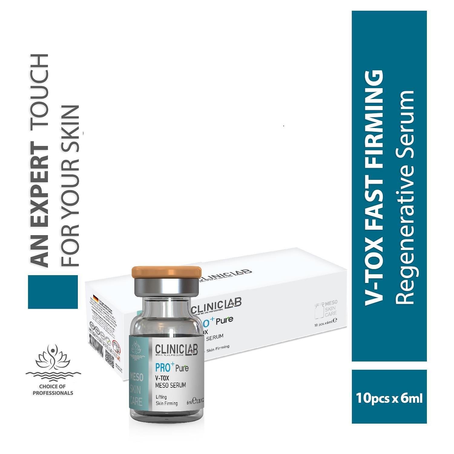 Cliniclab Pro+ Pure V-Tox Meso Serum 6 mL x 10 pcs