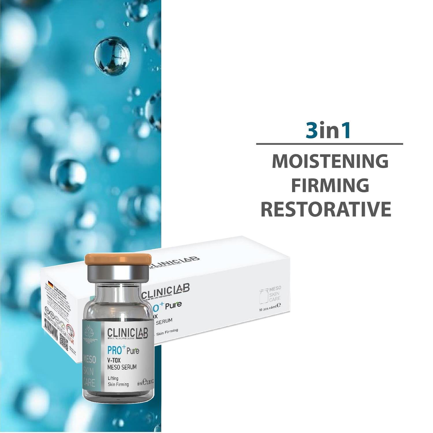 Cliniclab Pro+ Pure V-Tox Meso Serum 6 mL x 10 pcs