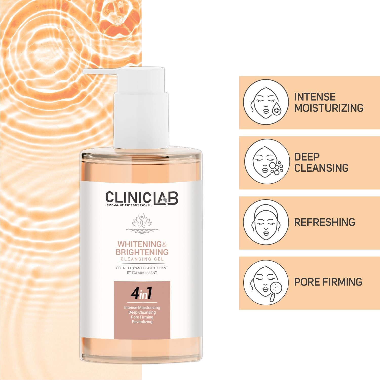 Cliniclab Whitening and Brighteing Cleansing Gel 200 ml