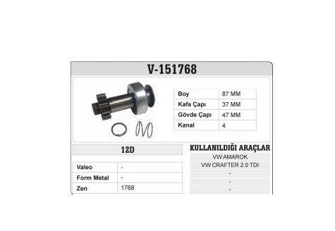 AES151768-Marş Dişlisi