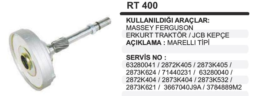 AESRT400-Marş Rediktörü