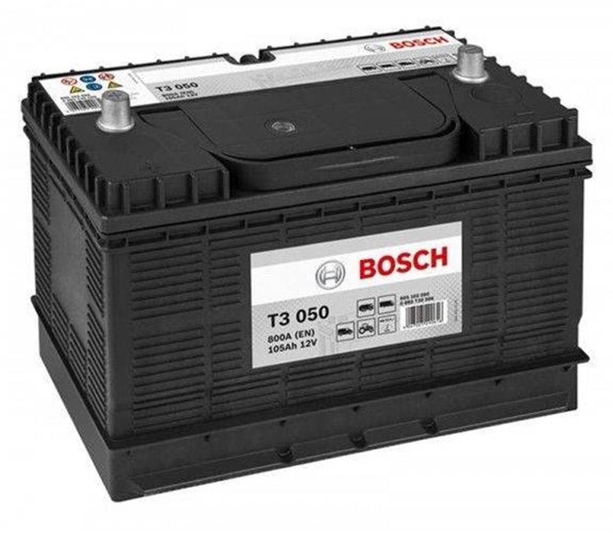 Akü 12V 105Ah Bosch Akü Tırnaksızı T30 0092T30140