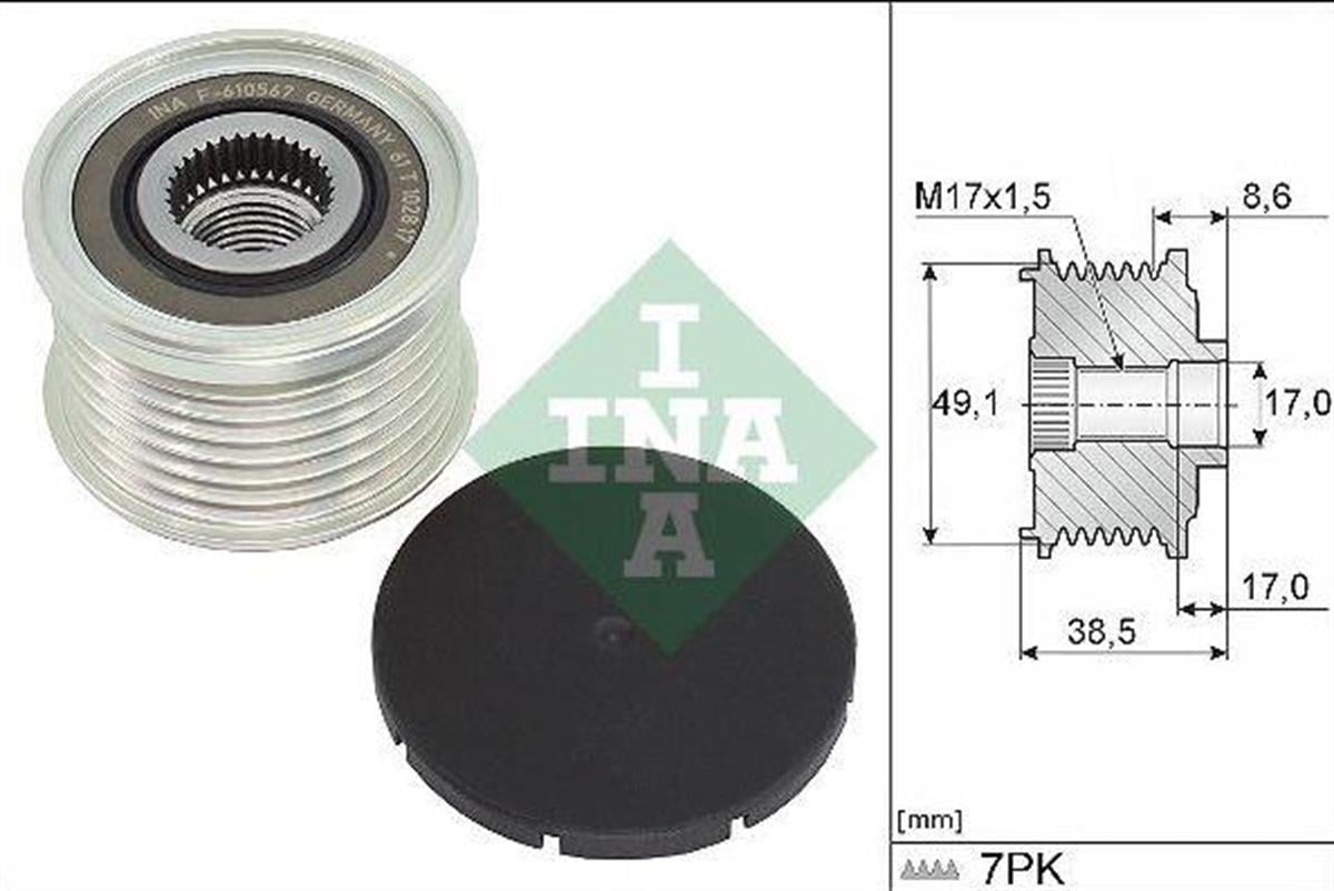 Alt Kasnağı 7Kan Duster Megane Iv Nissan Micra Nv300