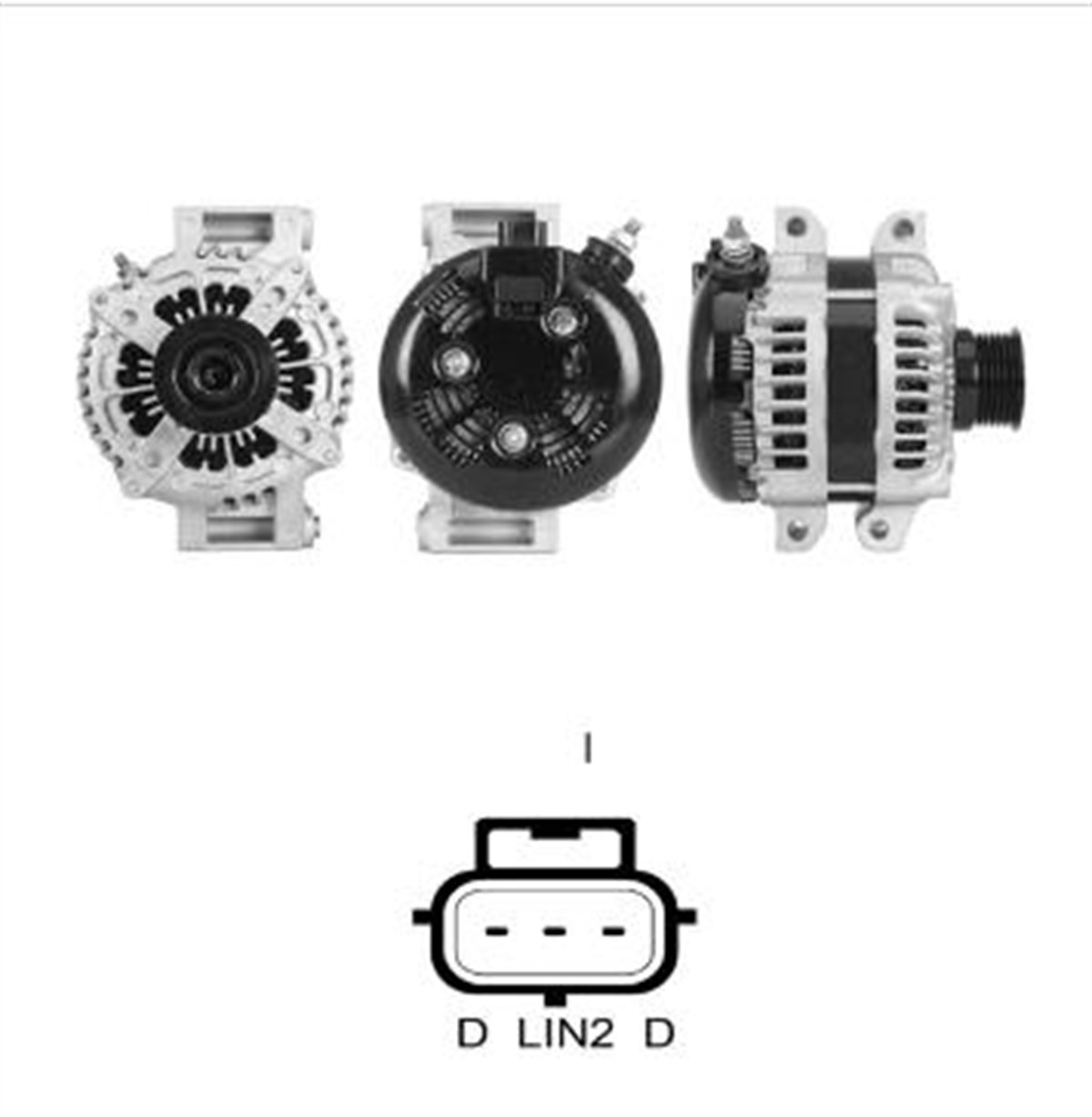 Alternatör 12V 220Ah (Revizyon) Denso Tip Cherokee 4 Jeep Grand Cherokee 3 0 Crd / Lancıa Thema 3 0 Crd (104210 6590)