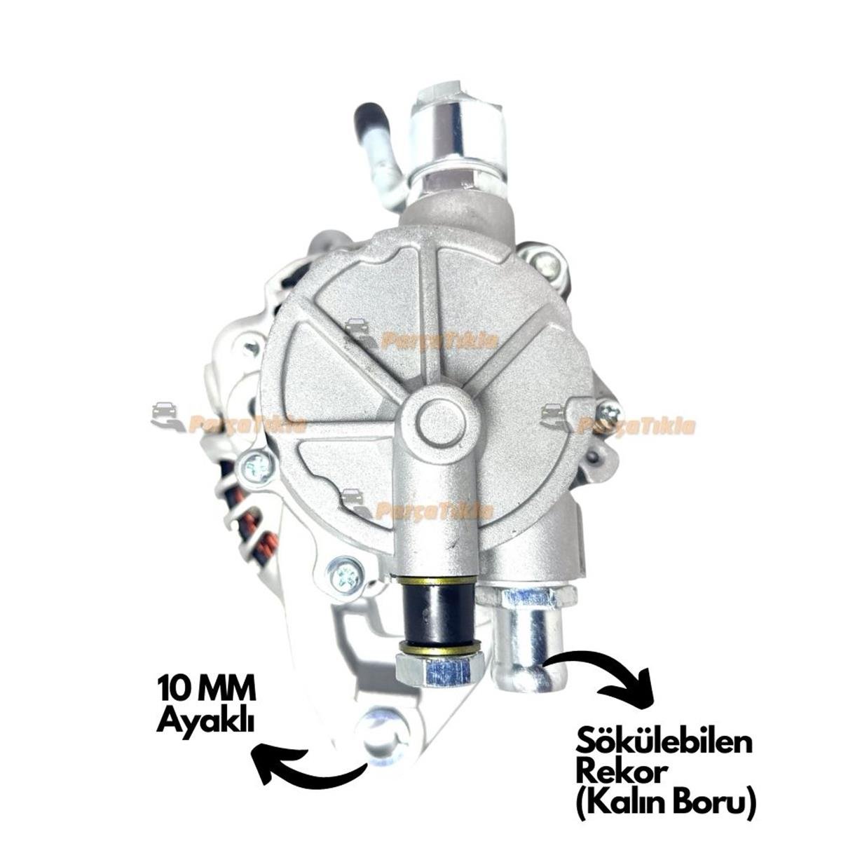 Alternatör 12V 65Ah Hyundai H100 Mıtsubıshı L200 L300 Ym Çift Kasnak
