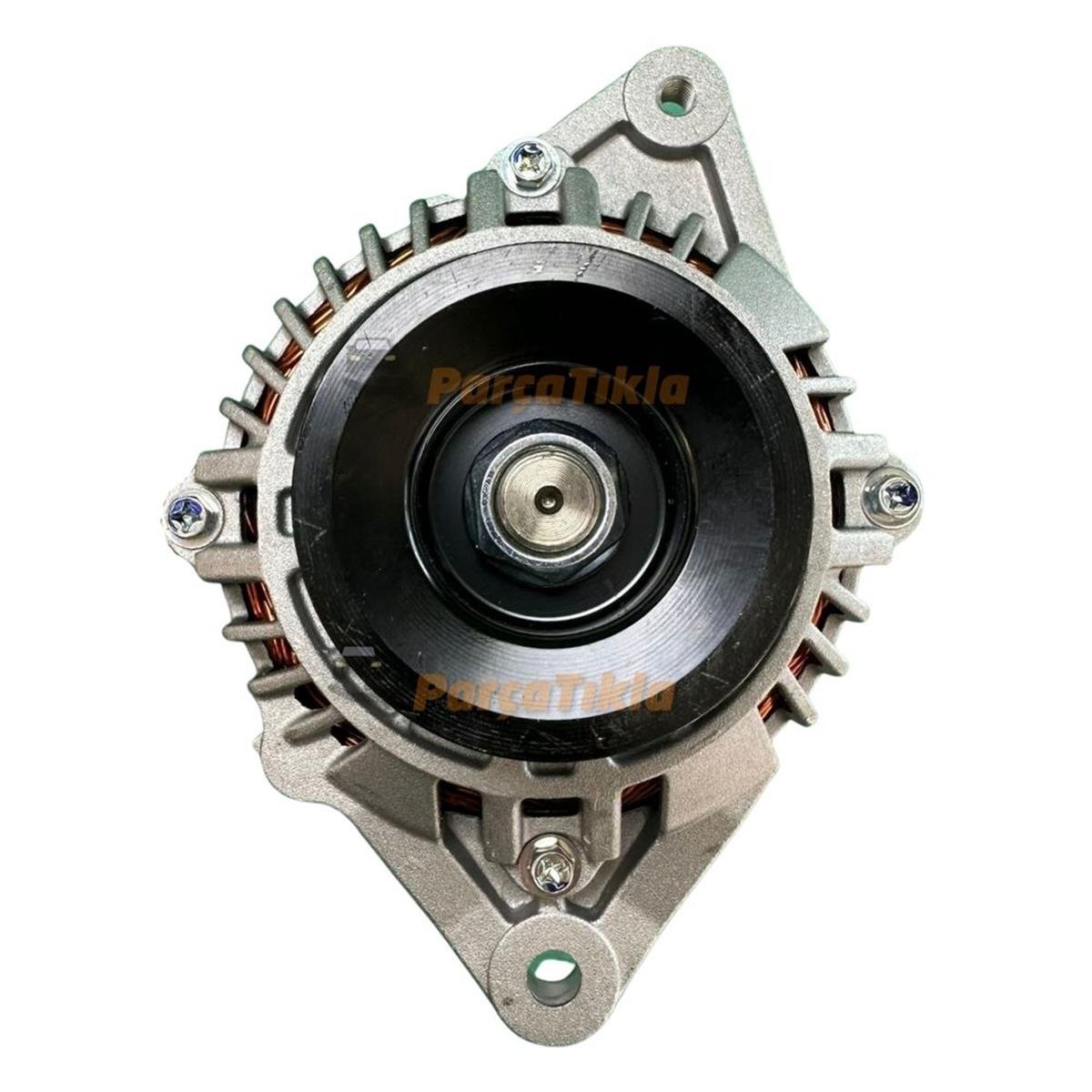 Alternatör 12V 75Ah H100 Çift Kasnak Em (Alt Ayak 10Mm Saplamalı) Altv039a