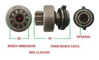 BOSCH1006210145-Marş Dişlisi
