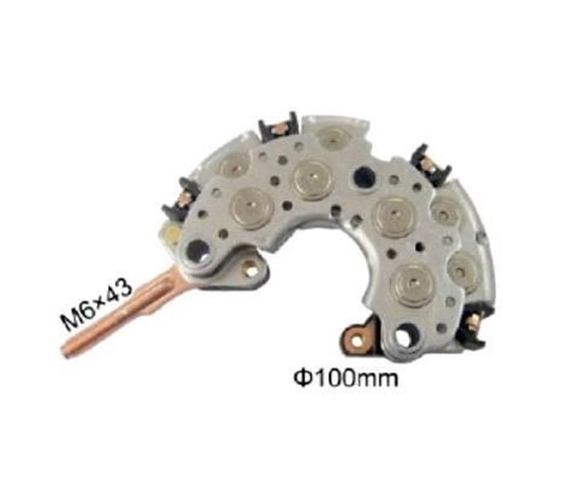 Diyot Tablası 12V 100Mm Toyota Isuzu Honda Accord Crx Suzukı Toyota Rn13 Rec631 Inr720