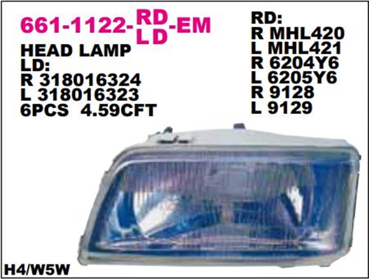 FAR DUCATO BOXER /94-01/ SOL............661-1122L 