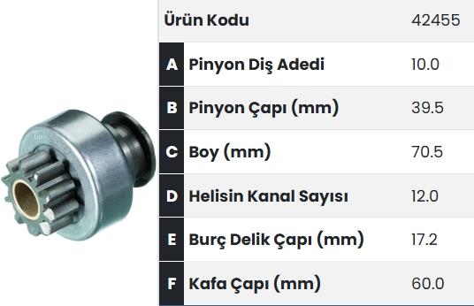 FORM42455-Marş Dişlisi