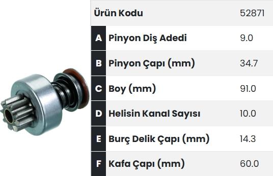 FORM52871-Marş Dişlisi