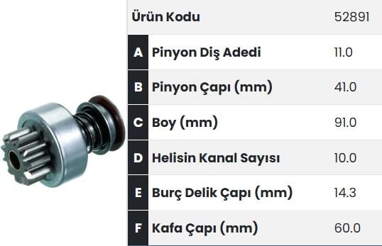 FORM52891-Marş Dişlisi