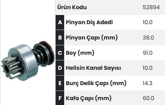 FORM52894-Marş Dişlisi