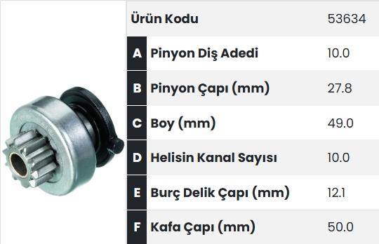FORM53634-Marş Dişlisi