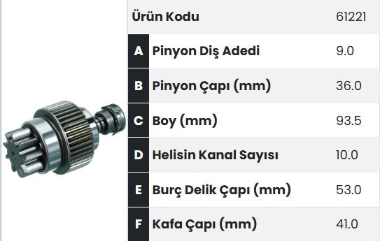 FORM61221-Marş Dişlisi