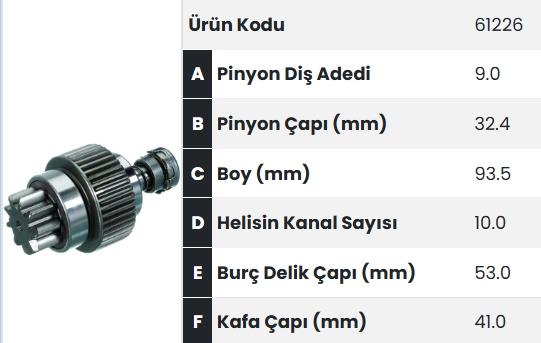 FORM61226-Marş Dişlisi