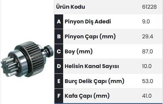 FORM61228-Marş Dişlisi