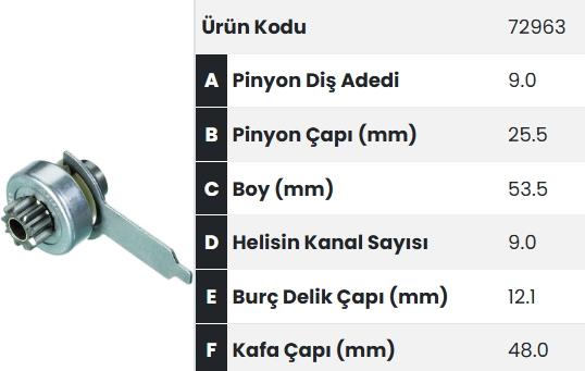 FORM72963-Marş Dişlisi