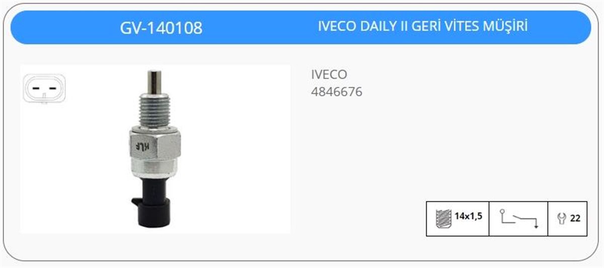 Geri Vites Müşürü Iveco Daily 2 35 10
