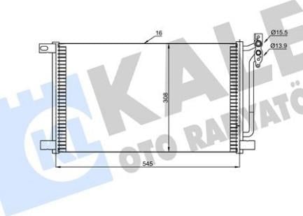 KALE345615-Klima Radyatörü (Kondansatör)