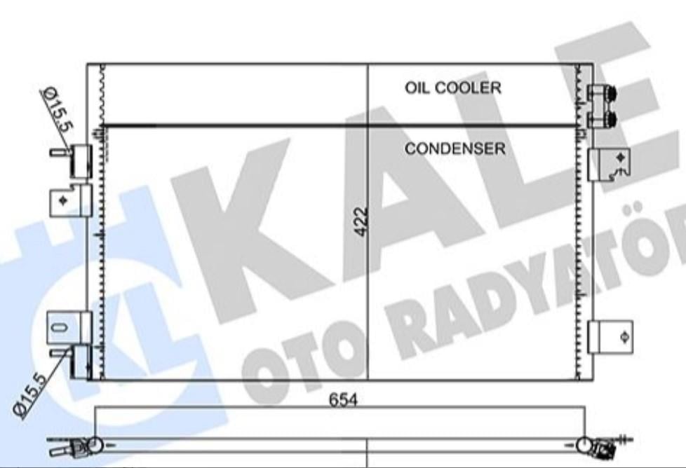 KALE345640-Klima Radyatörü (Kondenser)