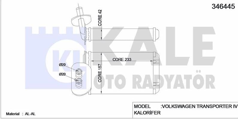 KALE346445-Kalorifer Radyatörü