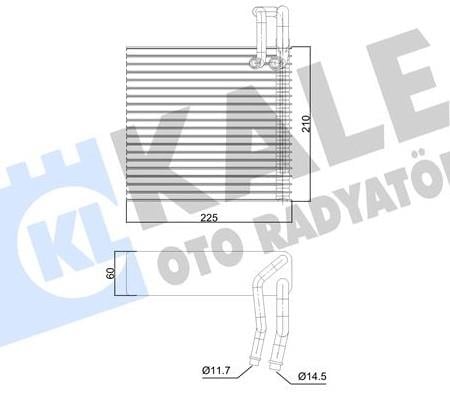 KALE350075-Klima Radyatörü (Kondansatör)