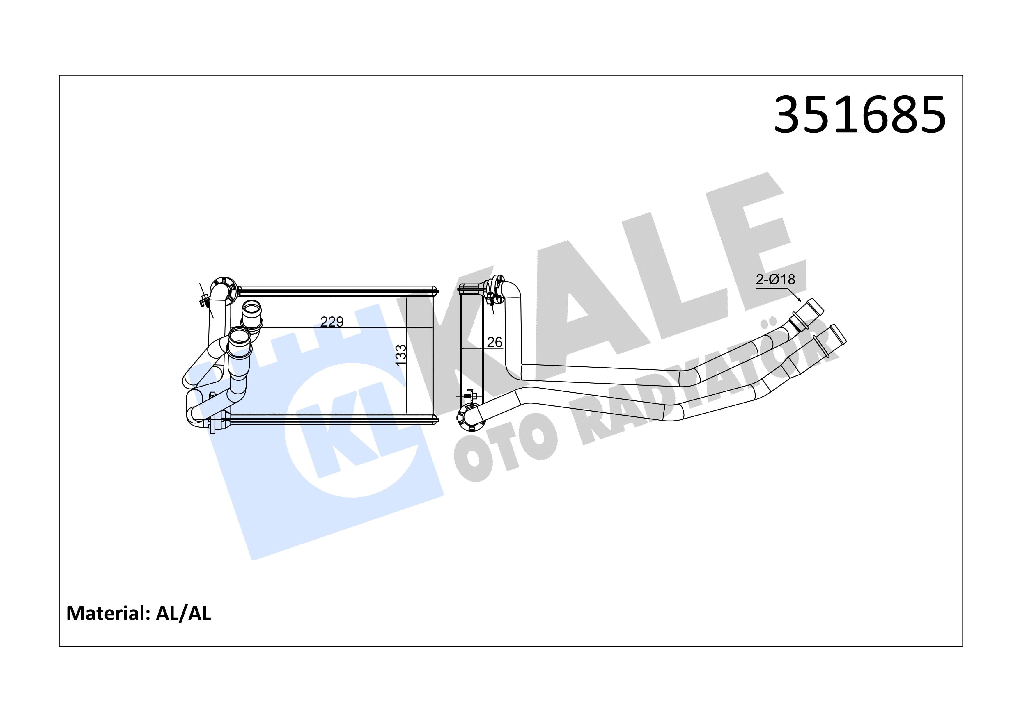 KALE351685-Kalorifer Radyatörü