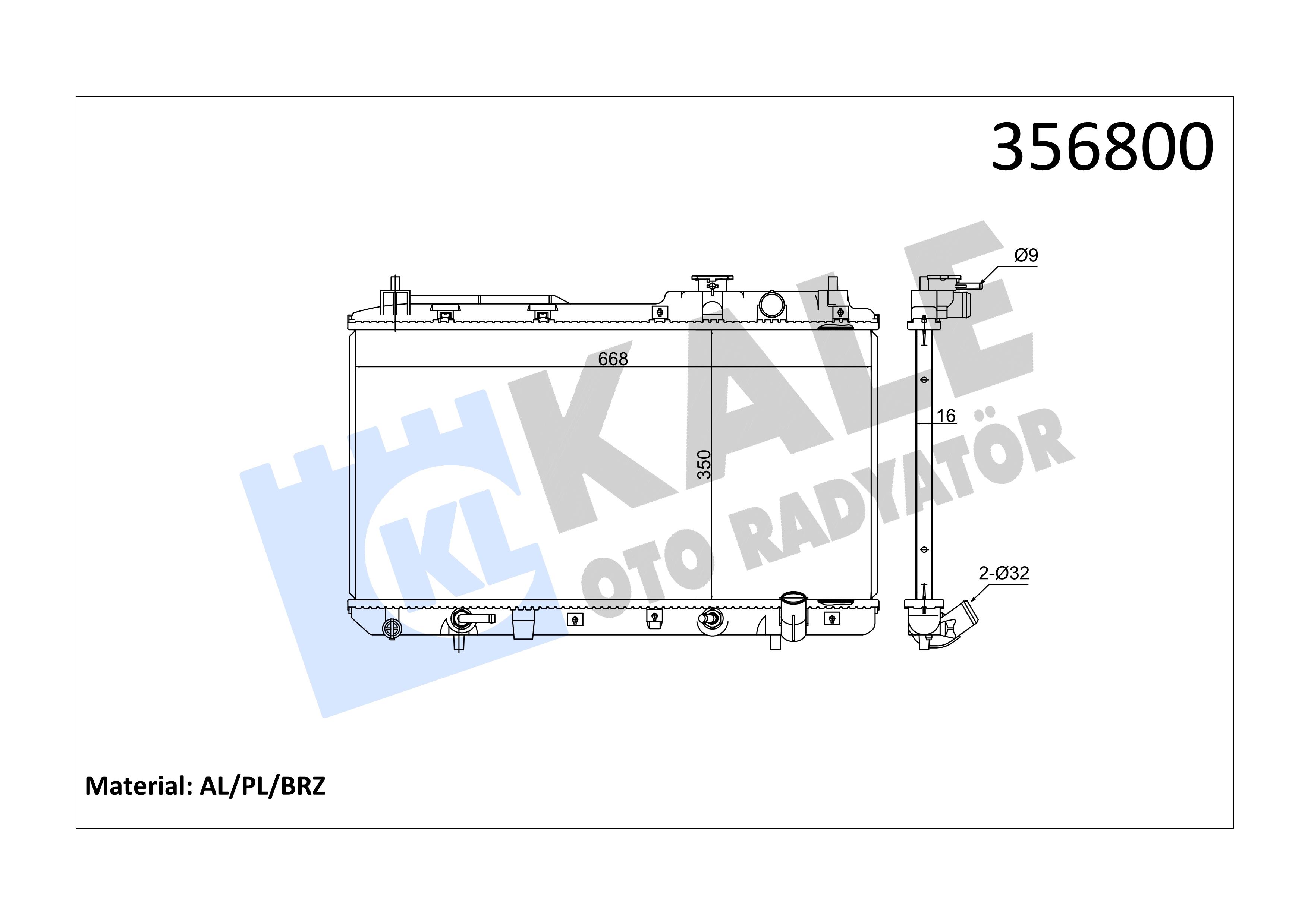 KALE356800-Kalorifer Radyatörü