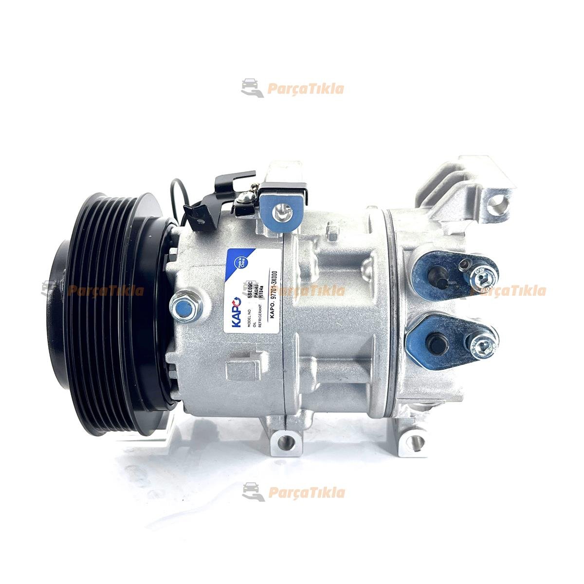 Klima Kompresör 12V 6Pk 125Mm Hyundai İ20 1 4 08 15 İ20 1 6 10 Kia Elentra 977013X000 | Kapo 977013X000
