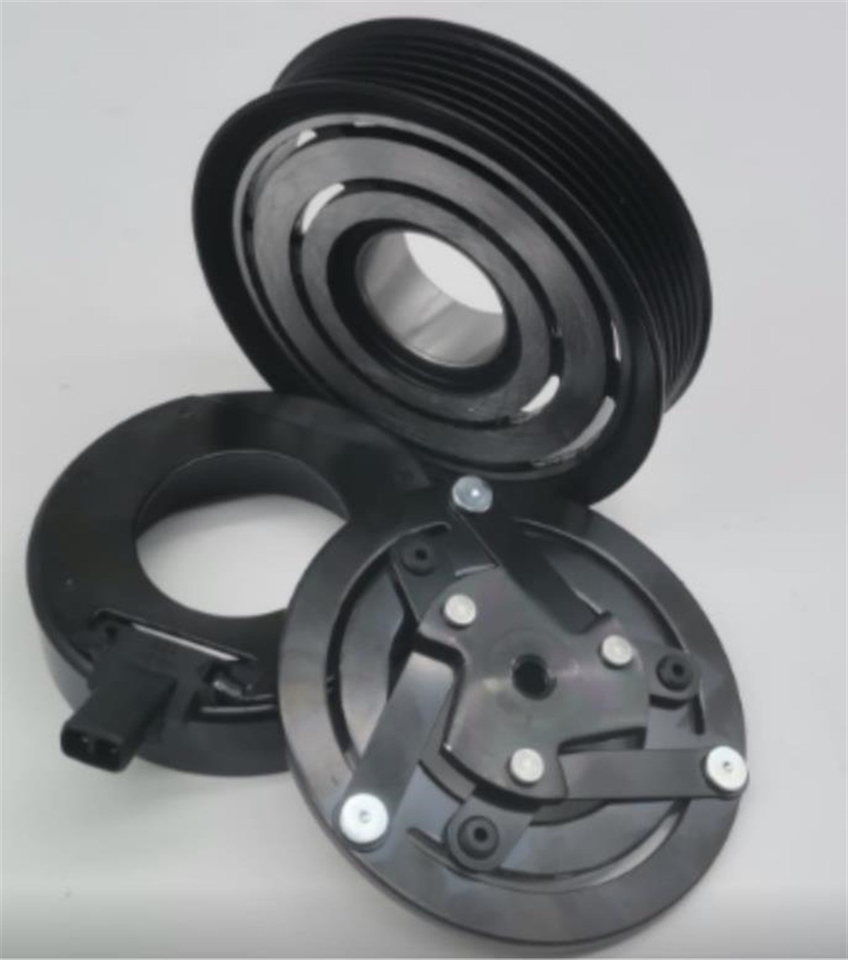 Klima Kompresör Kasnak Seti 6Pk 110Mm Fıat Egea Soketlı 