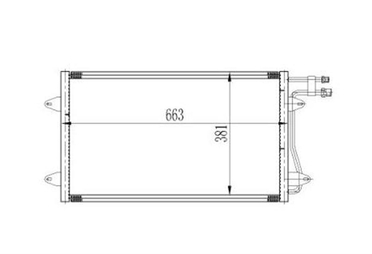 Klima Radyatör Vw Lt28 Lt35 Üniversal Olur 663X379x22 Tsp0225471 2D0820413b | Delphı Tsp0225471
