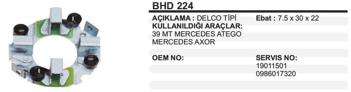 Kömür Yuvası 39Mt Merc Atego Axor Bhd224