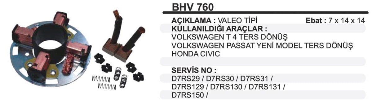 Kömür Yuvası  D9 Dinamo Ters Dönüş          Bhv760