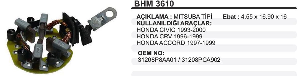 Kömür Yuvası Honda Cıvıc Ym Accord Crv Honda Cıvıc Accord Mıtsubishi Uba T 93>