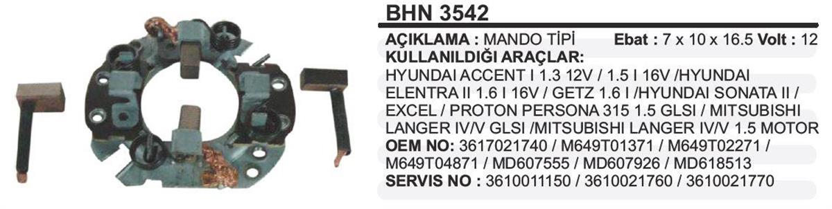 Kömür Yuvası Hyundai Suzuki Mazda 4 Kömürlü Bhn3542 Galant | Martek Bhn3542