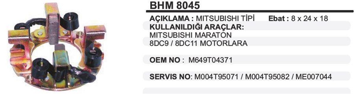 Kömür Yuvası Mıts Maraton 80C9 80C11 Bhm8045