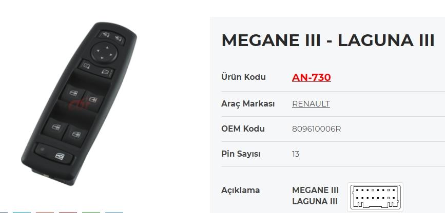 KRAWAN730-Cam Anahtarları