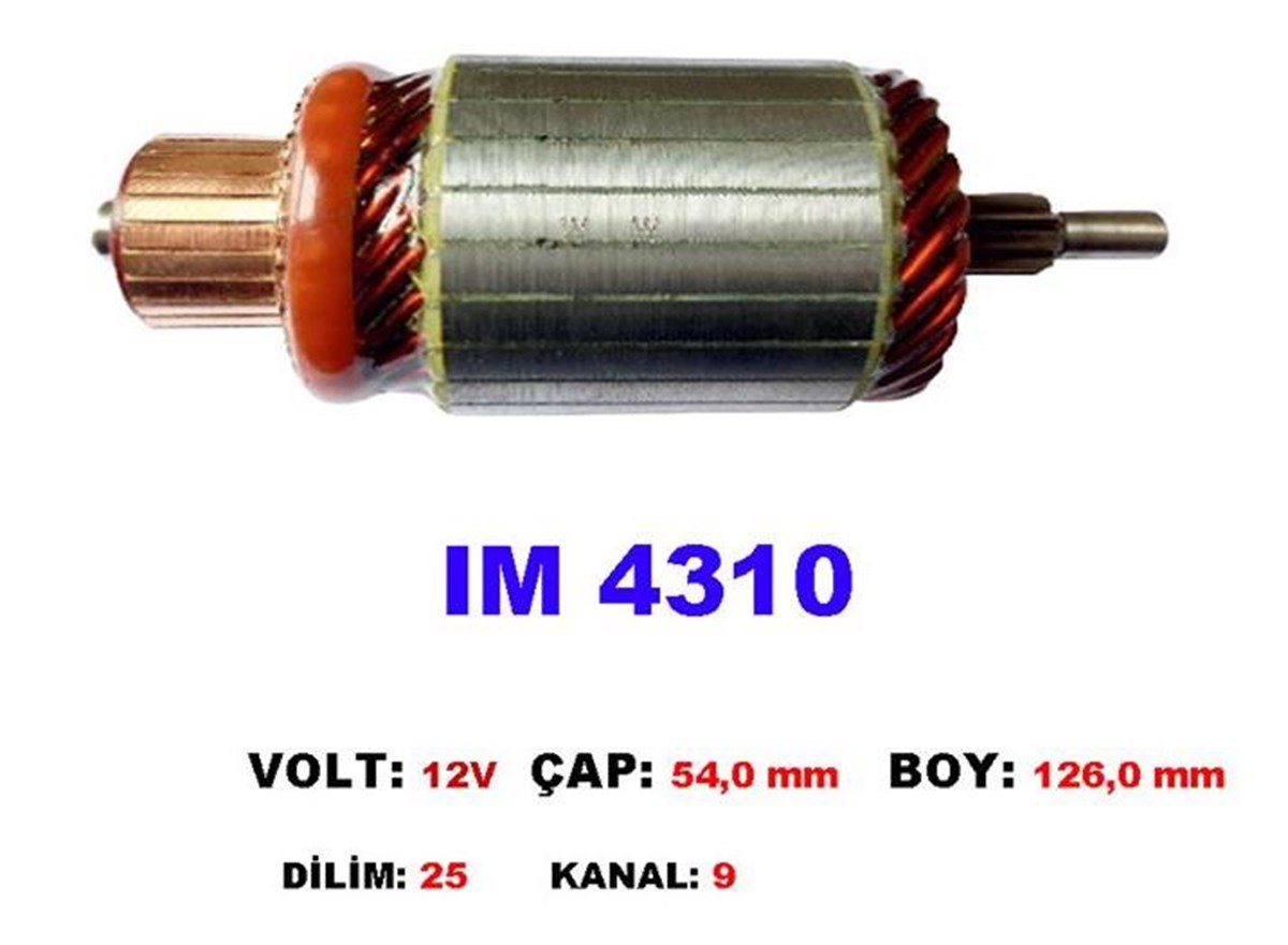 Marş Kollektörü 12V Chyrsler Chevroke Hyundaı Accent Era Blue Suzukı Ford C Max Im4310 Suzuki Grand Vitara Jeep Cherokke