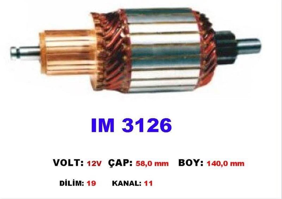 Marş Kollektörü 12V Mercedes Sprinter Peugeot
