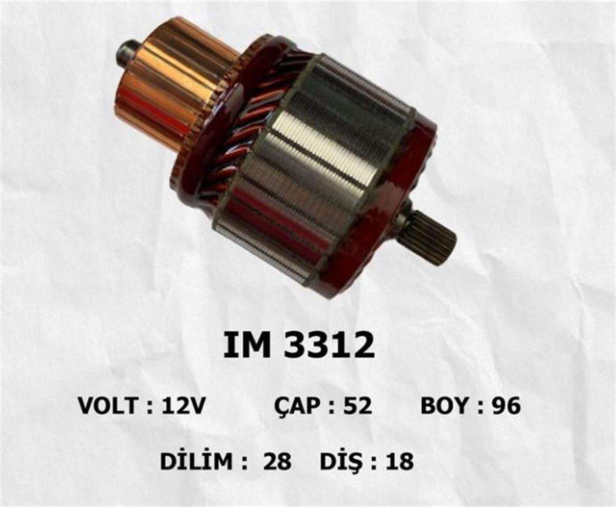 Marş Kollektörü 12V Renault Nissan Mercedes 52*95*18 Im3270 Im3312 | Martek Im3270
