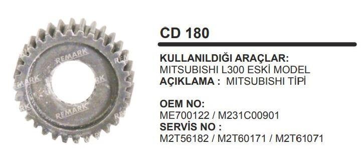 MARTEKCD180-Marş Dişlisi
