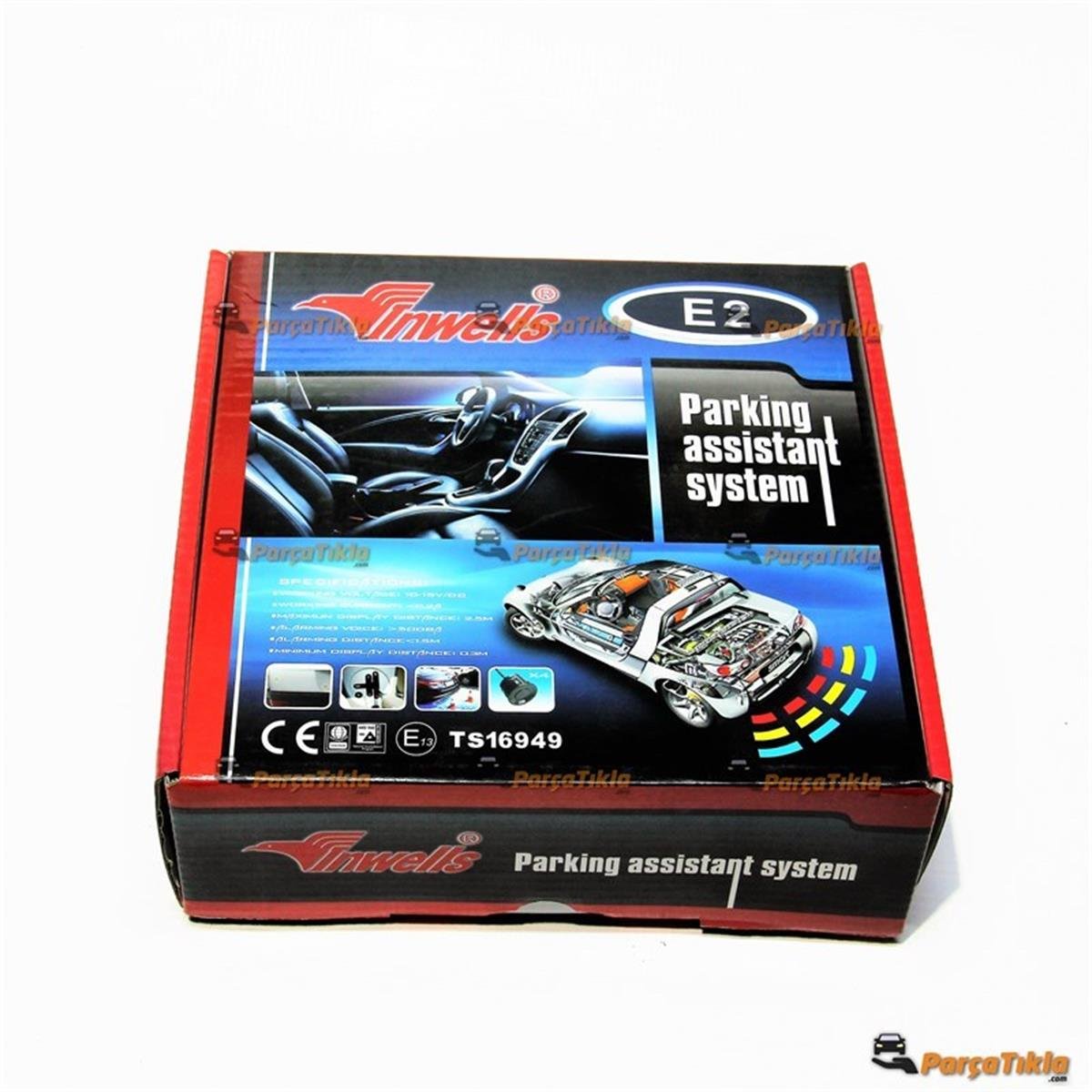 Park Sensörü Göstergeli Siyah Sensörlü E2