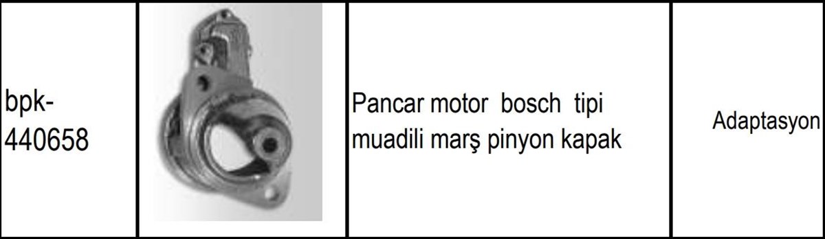 Pinyon Kapağı Bosch Tip Küçük Pancar Em 00440658