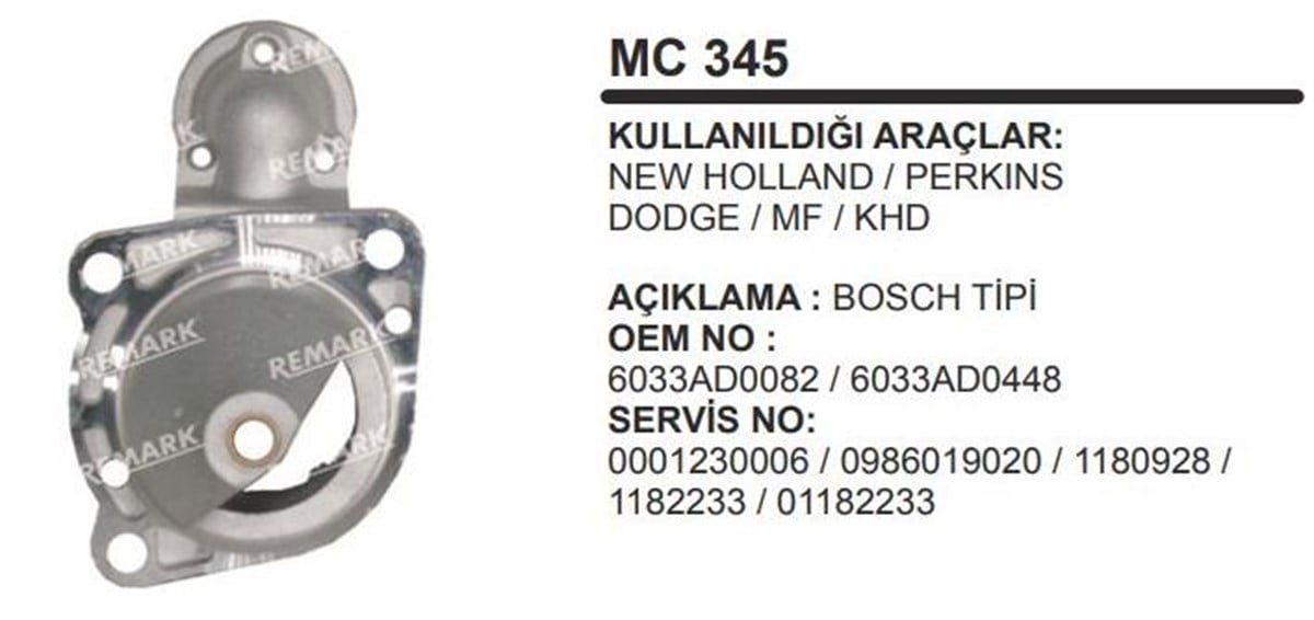 Pinyon Kapağı Newholland Perkins Dodge Mf İveco Excavatör Hattat Traktör