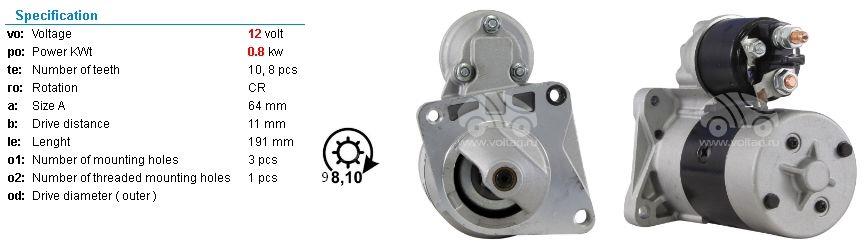 PLUSLINED6RA59R-Marş Motoru - Marş Dinamosu