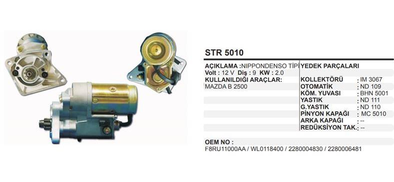 REMARKSTR5010-Marş Motoru - Marş Dinamosu