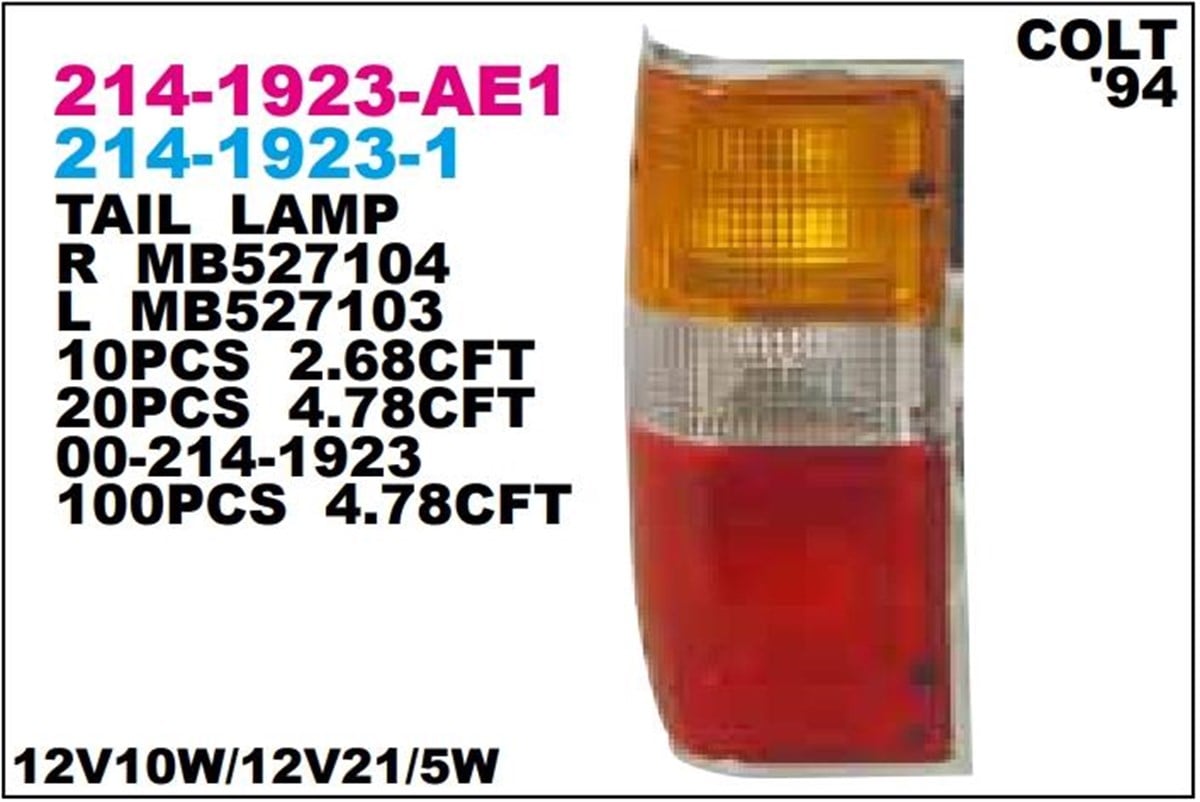 STOP LAMBASI MİTS.L-200 NİKELAJLI  SOL.--214-1923