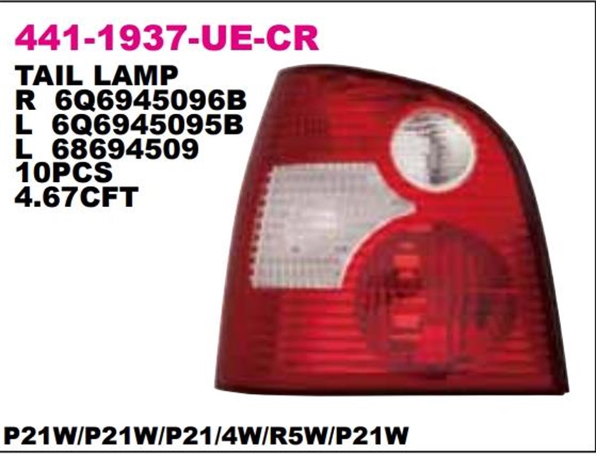 Stop Lambası Vw Polo 02 Sağ 441 1937R