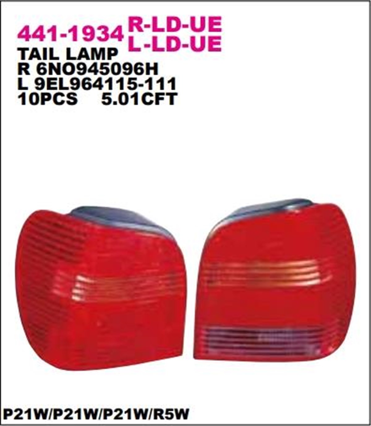 Stop Lambası Vw Polo 99 Sol 441 1934L